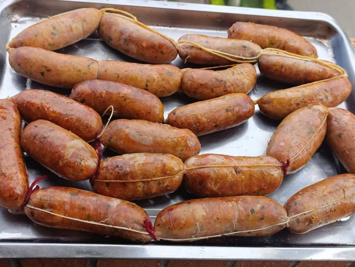 Chorizos artesanales a la parrilla