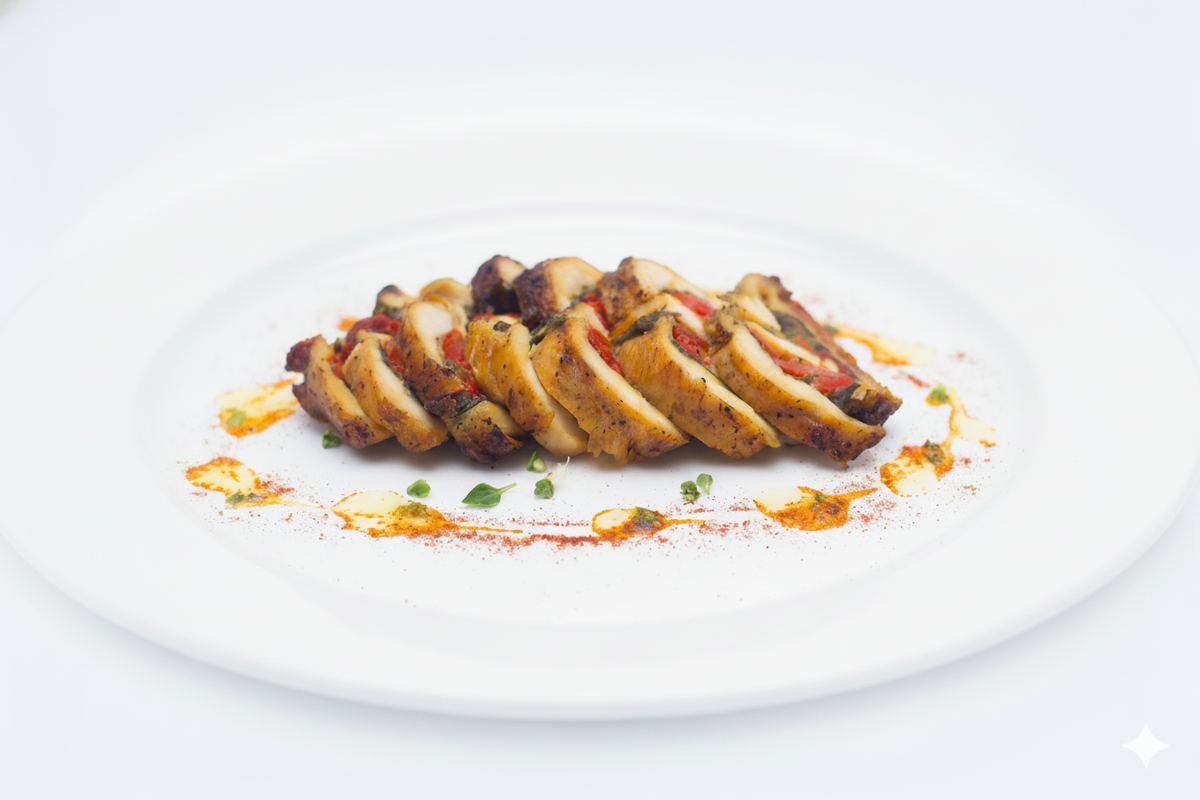 Plato de autor de la casa